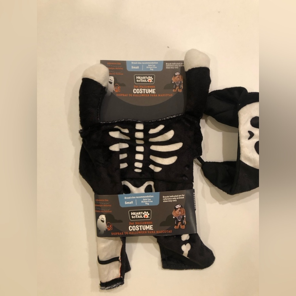 Brand New Small Dog Skeleton Halloween Costume